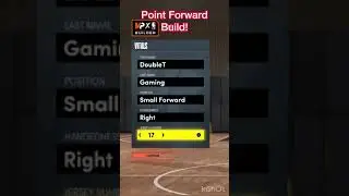 BEST POINT FORWARD BUILD! ELITE CONTACT / 85 BALL HANDLE / 88 3pt! NBA 2k22 Next Gen! #shorts