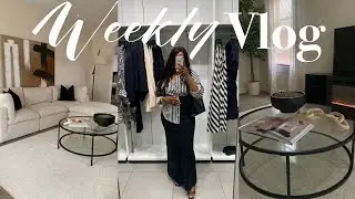 WEEKLY VLOG! DECORATE WITH ME | NEW ART WORK |NEW ORGANIC DECOR  DECORATING TIPS| NEW FURNITURE+more