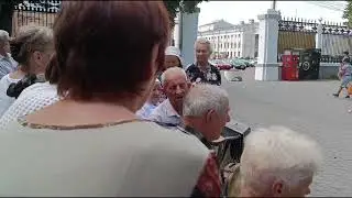 Песни под гармонь. Гомель, парк.