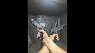 Стрельба с двух рук Кольт 1911/ Dual wielding colt 1911 (1911 style gbb replica) 