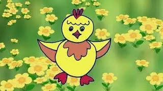 Рисовалки для детей 4-5 лет Давай нарисуем Цыпленка