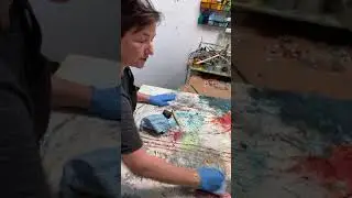 Studio Project: Blue Ochre R&F Pigment Stick