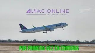 Por primera vez un A321neo de SKY Airline en Córdoba - Argentina