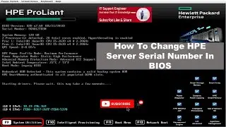 How To Change HPE Server System Board Serial Number and The product ID | omarict