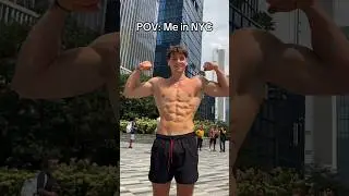 New York flexing