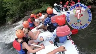 Raft Moon Chute Rapid on the Middle Ocoee with OAC