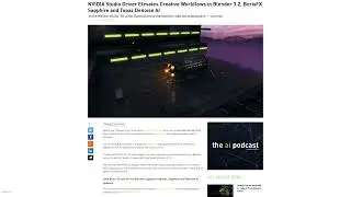 NVIDIA Studio Driver Elevates Creative Workflows in Blender 3