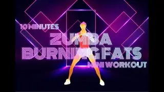 10 MINUTES ZUMBA BURNING FATS MINI HOME WORKOUT, HIIT WORKOUT, NO EQUIPMENT NEEDED, LOSE BELLY FATS