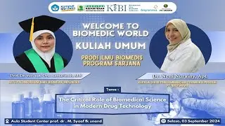 Kuliah Umum Program Studi Ilmu Biomedis Program Sarjana FK Unand | 3 September 2024