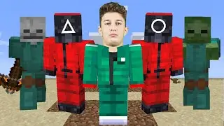 Minecraft'ta Squid Game oynamak !