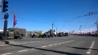 Проезд военной техники на 9 мая 2015