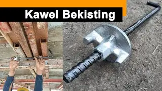 kawel bekisting untuk pengecoran di proyek