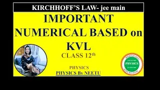 Numerical on Kirchhoff's Voltage law | Class 12 physics Chapter 3 Current electricity