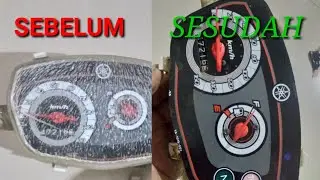cara ganti mika spedometer,spesialis bongkar pasang spedometer sepeda motor rusak