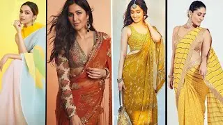 Bollywood actress wearing designer saree#bollywood#bollywoodactress#desginersaree#fashionstyle