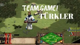 AGE OF EMPİRES 2 TÜRKÇE | 4V4 KARA ORMAN | DÜNYA KARMASI BF TİME | 