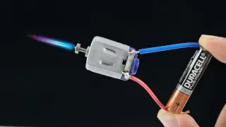 How to make a simple welding machine with DC Motor at home!