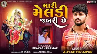 મારી મેલડી જબરી છે || Alpesh Pirojpur || New Song || Dj Rimex ||