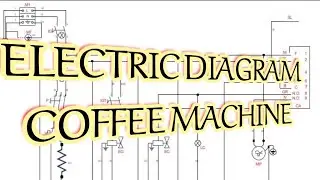ELECTRIC DIAGRAM OFF COFFE. MACHINE  part2الرسم البياني الكهربائي الة القهوة