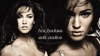 ꩜ ☆.｡. hot/badass edit audios cause ur face card never declines ✧₊ ❝