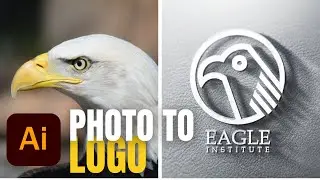 PHOTO to LOGO Tutorial illustrator Explained | 