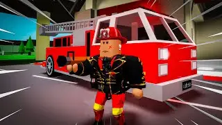 Стал ПОЖАРНИКОМ в БРУКХЕЙВЕН РП РОБЛОКС! Новое пожарное обновление Brookhaven RP Roblox
