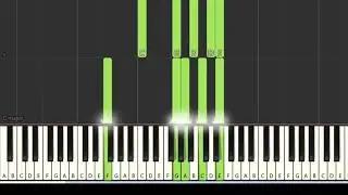 Easy 2 chord progression in C major  (MIDI FILE) [Synthesia] (Piano tutorial)