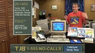 TJBChris' Tandy Time - Tandy 1000 RLX-HD with DeskMate Home Organizer