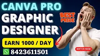 Learn graphic designing   | Get Canva Pro For One Year  | Canva Pro Access