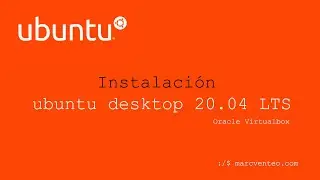 Instalar Linux en VirtualBox ✅ Ubuntu 20.04 LTS en Windows 10⭐️ Maquina Virtual Linux Ubuntu Desktop