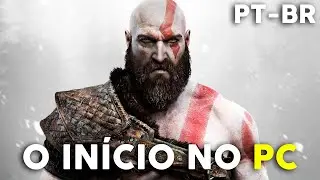 God Of War PC - Os Primeiros Minutos Gameplay | DUBLADO [ PT-BR ]