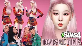 BLACKPINK Rosé ‘Lovesick Girls’ CAS + CC Download | 블랙핑크 로제 심만들기 + CC 다운로드  [SIMS 4]