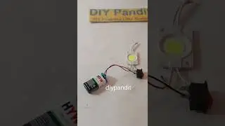 emergency light making using 9v battery and led light - diypandit | DIY pandit