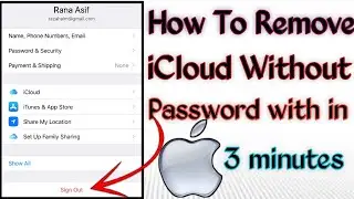 How To Remove iCloud Without Password With In 3 Minutes ||