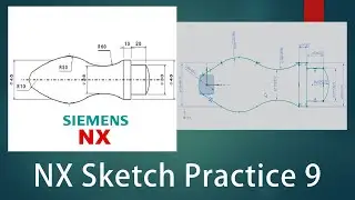NX Sketch Practice - 09