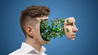 Plant Face Portrait Effect in Photoshop | Photoshop Tutorial |  2024