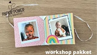 Workshop pakket fotoboek met harmonica binding - Stampin’ Up! materialen