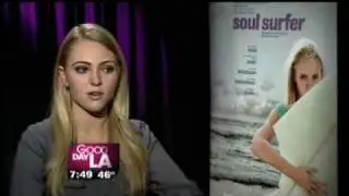 Dorothy Meets The Soul Surfer Cast @ Good Day LA video report - myFoxLA.com - 08.04.2011