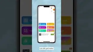 CARA MUDAH GRID DESAIN 6 PUZZLE FEEDS INSTAGRAM PAKE APLIKASI GRID MAKER #canva