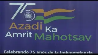 Visita del Embajador India - Celebrando 75 años de la independencia.
