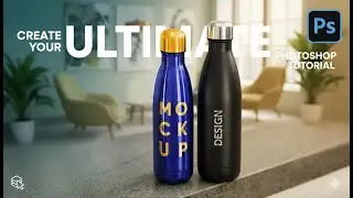 Easily Create Realistic Mockup in Photoshop | Mockup Design Photoshop Tutorial