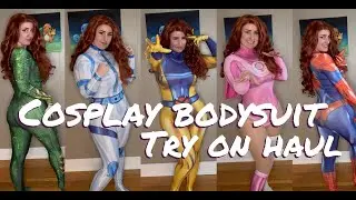 I tried on more of my cosplay bodysuits!
