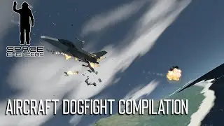 Space Engineers - Aircraft Dogfight Compilation