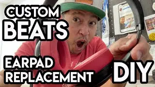 How to replace WIRELESS BEATS STUDIO ear pads - DIY Custom Beats Headphones
