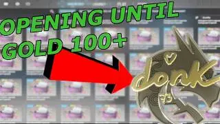 I Won't Stop Until I Get a GOLD Sticker! 100+ CS2 Challenge!