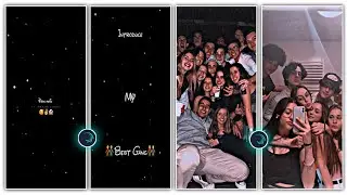 Instagram Trending Friends Group Video Editing | Friendship Status Editing Alight Motion #friendship