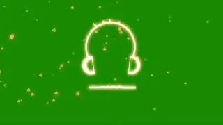 music template green screen effect/music intro