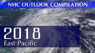 2018 Pacific Hurricane Season Animation (NHC)