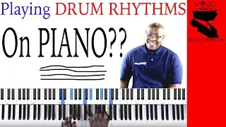 Playing Drum RHYTHMS on PIANO??? 🔥🔥🔥