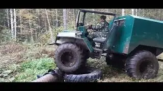Кировский каракат ПОЧТИ ШЕРП штурмует бездорожье/ Поездка на охоту